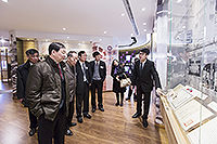 CAS academicians visit the University Gallery to understand the history and development of CUHK